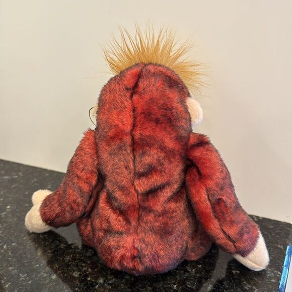 Ty Beanie Buddy (Large) - Schweetheart - Orangutan Monkey (14") - Picture 4 of 10